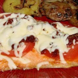 Salmon With Mozzarella recipe