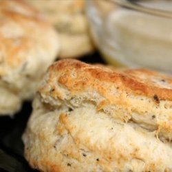 Savory Herb Biscuits (Sage and Caraway) With Garlic Butter recipe