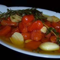 Garlic Roasted Grape Tomatoes in Olive Oil recipe