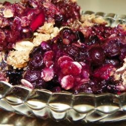 Wild Maine Blueberry Crisp recipe