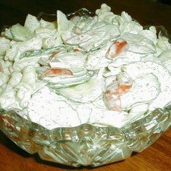 Cucumber Pasta Salad with Dill recipe
