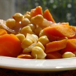 Tunisian Glazed Chickpea-And-Carrot Salad recipe