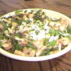Gingered Scallop, Shrimp & Snow Peas recipe