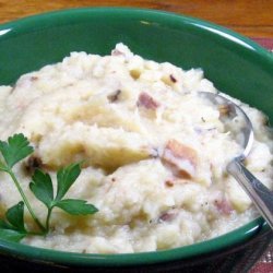 Mashed Potatoes With Turnips and Bacon recipe