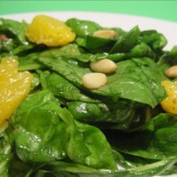 California Wilted Spinach Salad recipe
