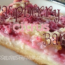 Raspberry Citrus Bars recipe