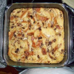 Cinnamon Swirl Raisin Bread Pudding recipe