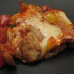 Mushroom and Sweet Pepper Lasagna recipe