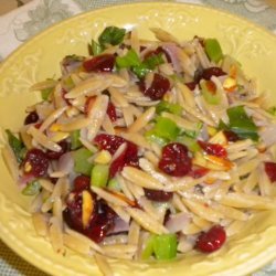 Orzo With Celery, Cranberries and Pecans recipe