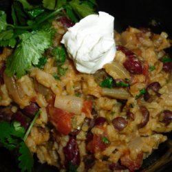 Vegetarian Beans and Rice recipe