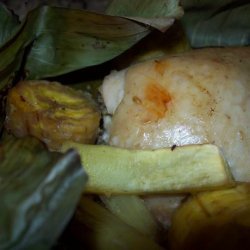 Chicken & Coconut in Banana Leaves recipe