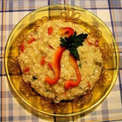 Artichoke and red pepper risotto recipe