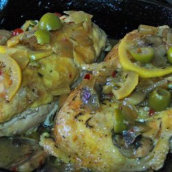 Everyday Food Lemon and Olive Chicken recipe