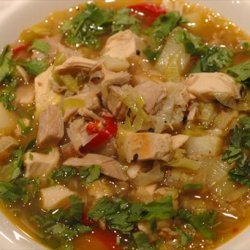 Spicy Chicken Vegetable Soup recipe