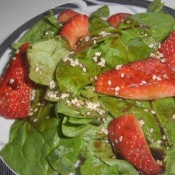 Strawberry Spinach Salad with Balsamic Vinaigrette recipe