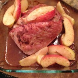 Roasted Pork Loin With Apples and Cinnamon recipe