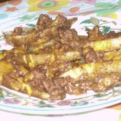 Easy Cheesy Barbecue Beef Fries recipe