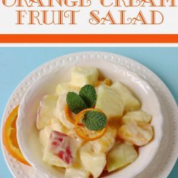 Orange Cream Fruit Salad recipe