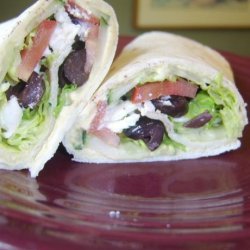 Greek Salad Wrap recipe
