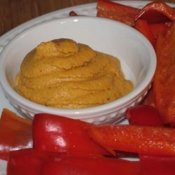 Spicy Roasted Red Pepper Hummus recipe