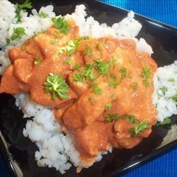 Smoky Paprika Chicken over Rice recipe