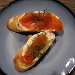 La Boqueria Smoked Salmon Toasts recipe