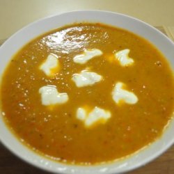 Vegetable Lentil Cream/Soup recipe