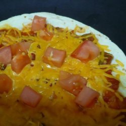 Lightened Taco Bell Mexican Pizza - Copycat recipe