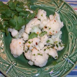 Cauliflower With Lime and Hot Pepper Vinaigrette recipe