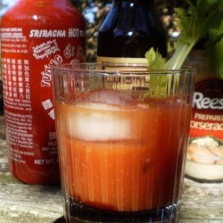 Dirty Sriracha Bloody Mary recipe