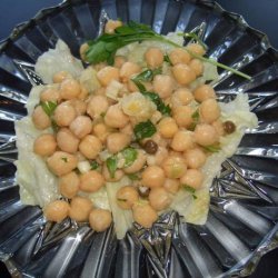 Libyan Marinated Chickpeas recipe