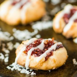 Raspberry Coconut Cookies recipe
