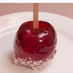 Candied Apples Topped With Coconut recipe