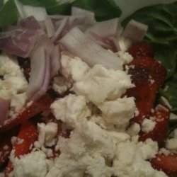 Spinach, Strawberry and Feta Salad recipe