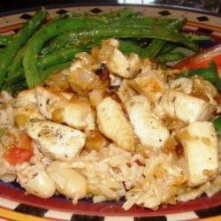 Zippy Slippy Chicken With Rice and Beans recipe