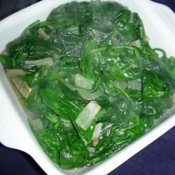 Pan Seared Spinach recipe