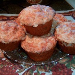 Salmon and Corn Muffins With Cheese Spread recipe