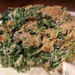 Creamed Spinach Gratin recipe