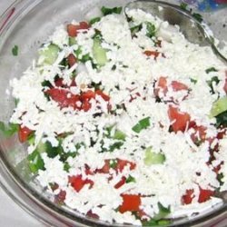 Light Summer Salad (Bulgarian Shopska Salata) recipe