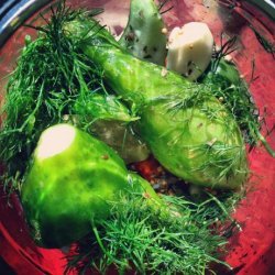 Pop's Half Sour Pickles recipe