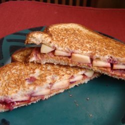 Grilled Pb&j With Apples recipe
