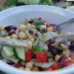 Greek Garbanzo Bean Salad recipe