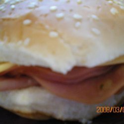Slow Cooker Hot Ham Sandwiches recipe