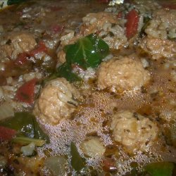 Parmesan Meatball Soup recipe