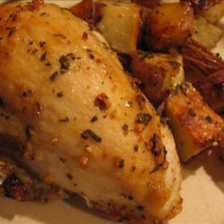 My Famous Rosemary Garlic Chicken and Potatoes recipe