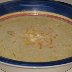 Crock Pot Potato Soup With Chilies and Cheese recipe