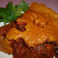 Beef With Black Olives Pie recipe