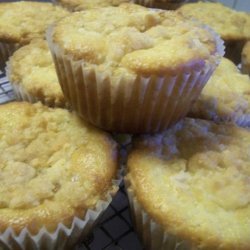 Sour Cherry Muffins With Coconut Streusel recipe