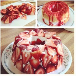 Strawberry Angel Food Dessert recipe