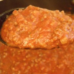 Molidol's Meaty Spaghetti Sauce recipe